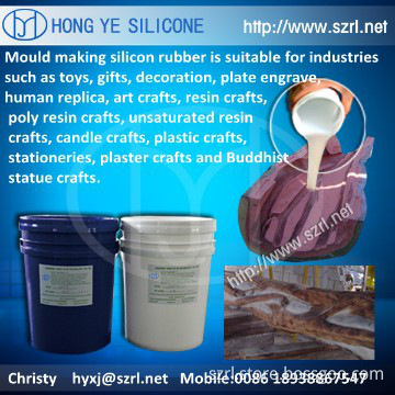 Cast stone molding silicone rubber mould making